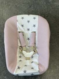 Newborn hoes oud roze grote sterren
