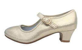 Spaanse schoenen goud parelmoer