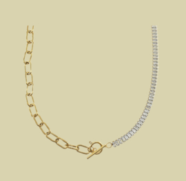 Ketting Colour Crystal (diversen kleuren)