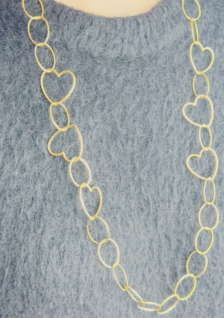 Ketting Large Hartjes en Rondjes