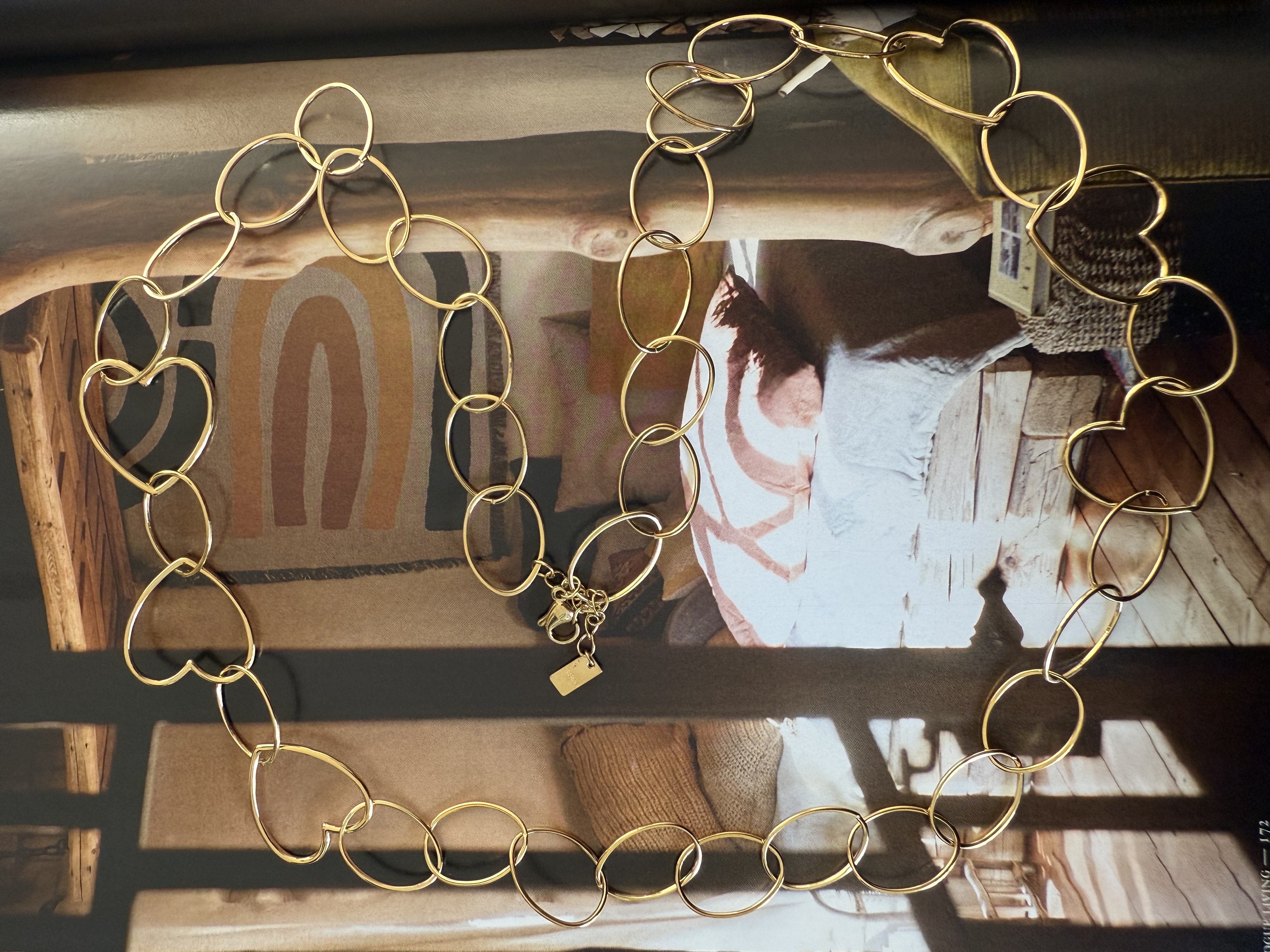 Ketting Large Hartjes en Rondjes