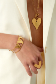Love party armband - goud