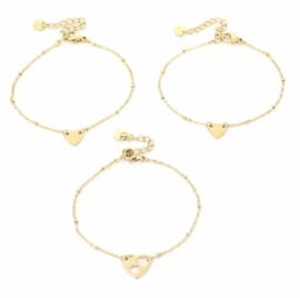 Armband Triple Liefde