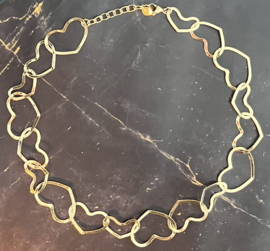 Ketting Open Hartjes