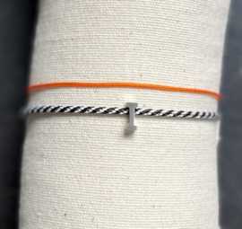 ARMBAND Set Kabel letter en Oranje band