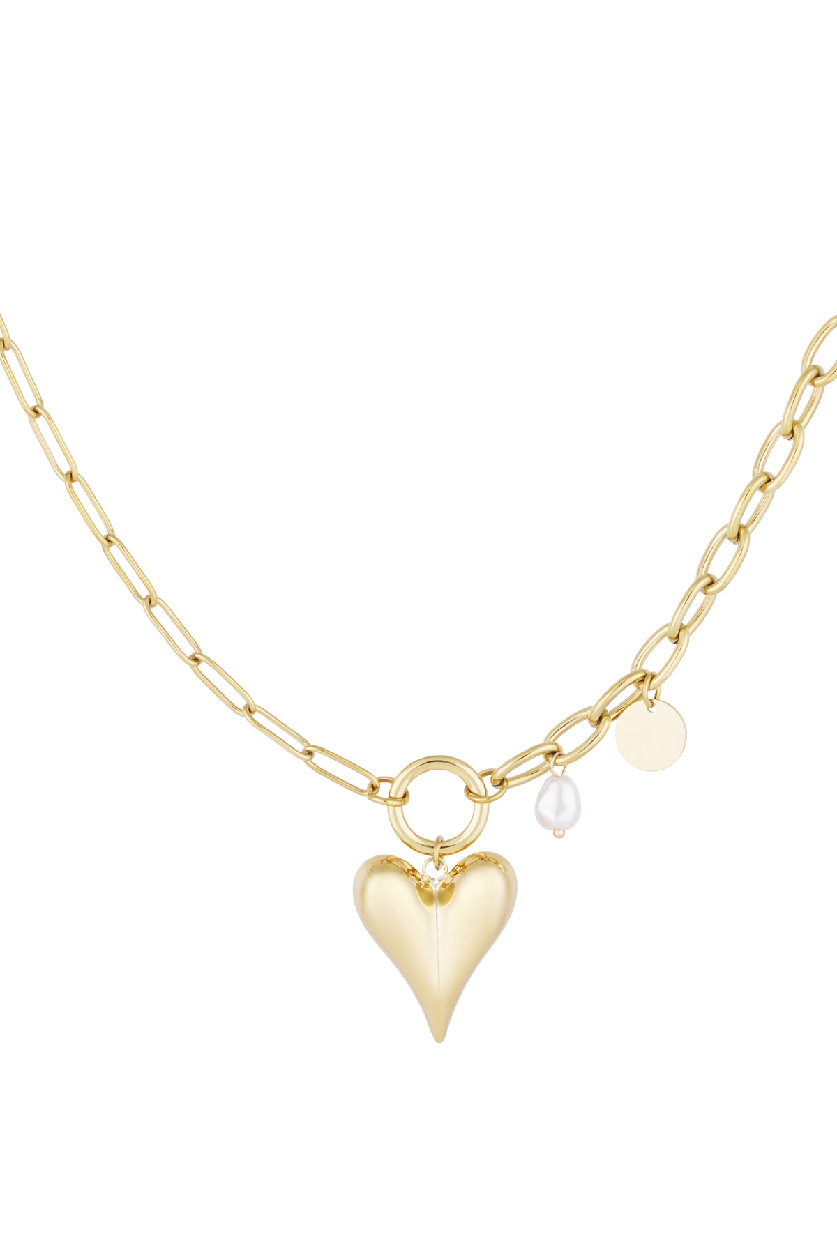 KETTING met Hart en Parel