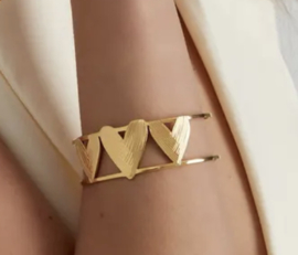 Love party armband - goud