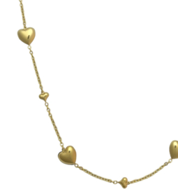 Ketting Lang met Hartjes