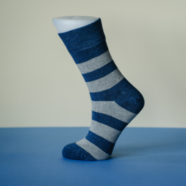 Bamboo - Jeans/Grey stripes