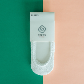 Kousenvoetjes wit - KANT (3-pack)