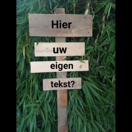 Wegwijzer 4 plankjes