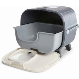 Savic kattenbak Mira DELUXE Antraciet/ wit