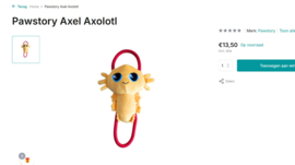 Pawstory Axel Axolotl