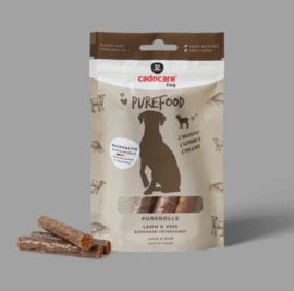 Cadocare Dog Snacks - PureRolls - Lamb & Rice (hypo allergeen)