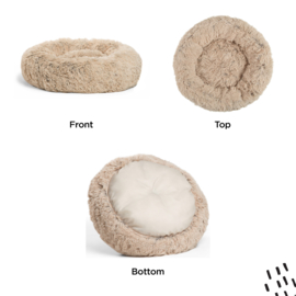 Airloft Donutbed kleur Taupe ø58,4cm