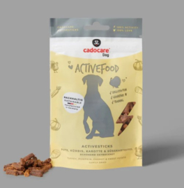 cadocare Dog Snacks - ActiveSticks - Turkey, Pumpkin, Carrot & Sweet Potato (hypo allergeen)