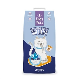 EASYPETS KATTENBAKVULLING ABSORBING WHITE 20 LTR