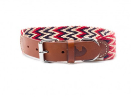 Peruvian Red - Halsband (L), Trainingslijn of als set