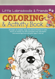 Coloring & Activity book kids - Little Labradoodle & Friends