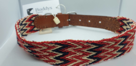 Peruvian Red - Halsband (L), Trainingslijn of als set