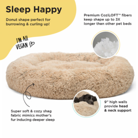 Airloft Donutbed kleur Taupe ø114,3cm