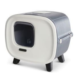 Savic kattenbak Mira DELUXE Antraciet/ wit