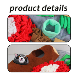Rectangle Fluffy Activity mat met speeltje