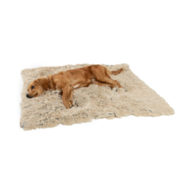 Blanket Shag kleur Taupe (101cmx76cmx2,5cm)