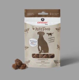 cadocare Dog Snacks - Pure food Goodies XL - Beef (hypo allergeen)
