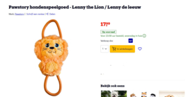 Pawstory Buddy's Lenny Lion