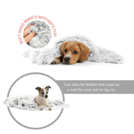 Blanket Shag kleur Frost (101cmx76cmx2,5cm)