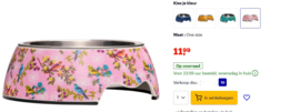 Paw Story Avenue Classic Bowl - Rosy Paradise