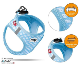 Puppy tuig setje skyblue circkels