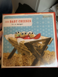 kerst kaartje Paperlink little Baby Cheeses