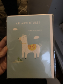 An adventure alpaca my bags