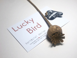 Lucky Bird -  black & white nr 05
