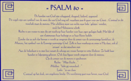 kaart met toelichting psalm 30