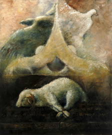 Psalm 22 - ' Het Nieuwe Verbond' - origineel 120-100 cm