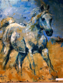 Mijn Paard - reproductie op canvas