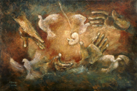 Psalm 139 - reproduction on canvas