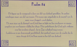 Kaart met toelichting psalm 84