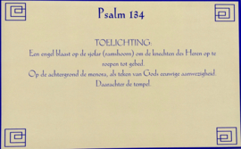 Kaart met toelichting psalm 134
