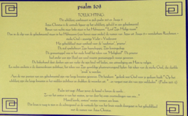 Kaart met toelichting psalm 103