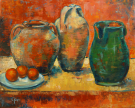 Jars - reproduction on art poster