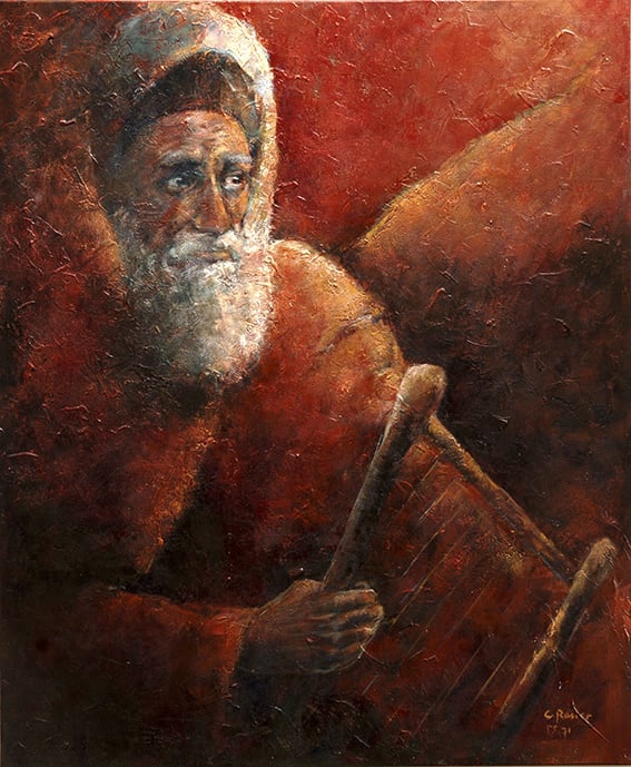 Psalm 71 - reproduction on canvas