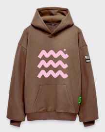 AIZZA_BTF.Hoodie cocoa brown.Pink