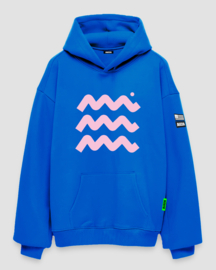 AIZZA_BTF.Hoodie Royal blue.Pink