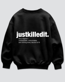 AIZZA _JKI.Sweater black