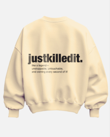 AIZZA _JKI. Sweater onion beige