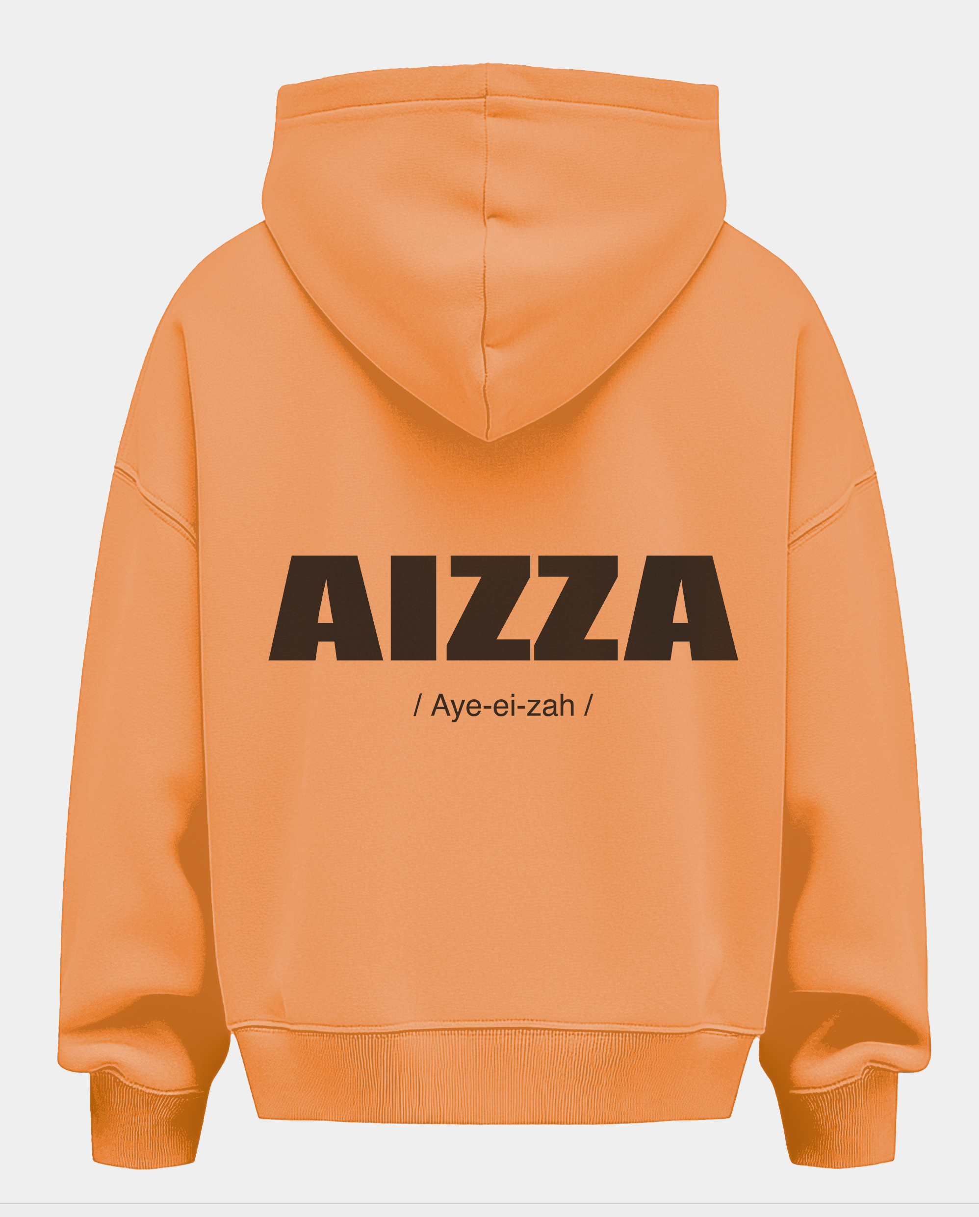 AZZIA_1.1E Hoodie nebula orange